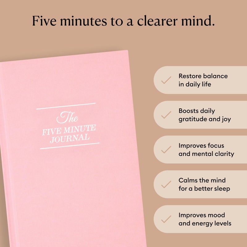 Intelligent Change: The Five Minute Journal - Daily Gratitude Journal for Happiness, Mindfulness, and Reflection - Undated Life Planner - Image 2